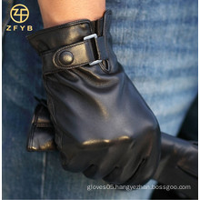 2016 fashion new style custom leather gloves for men